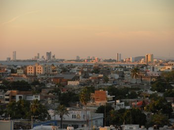 Mazatlan in the evening