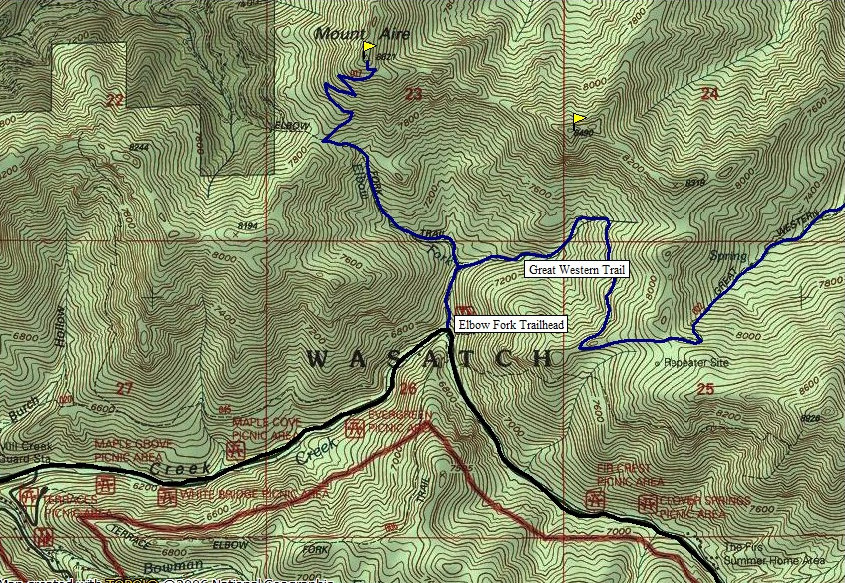 Mount Aire Map