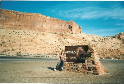 Arches National Park sign