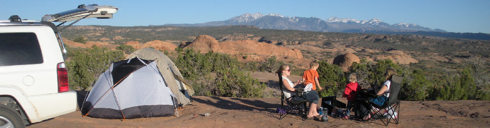 Moab camping