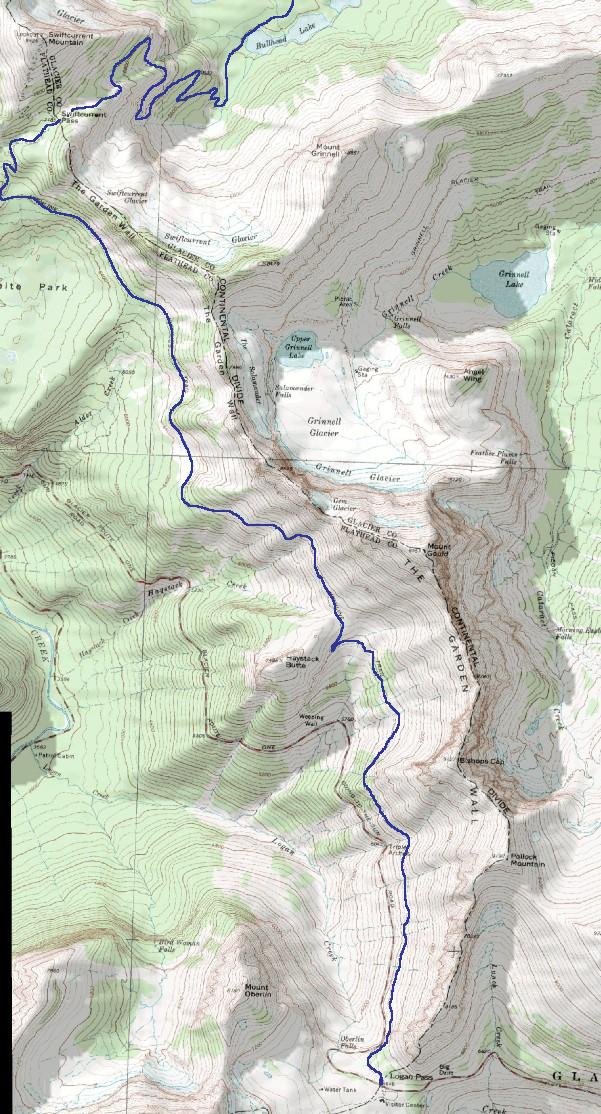 highline trail map