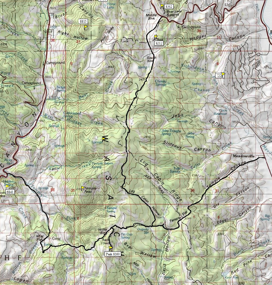 Hardwire Ranch Map