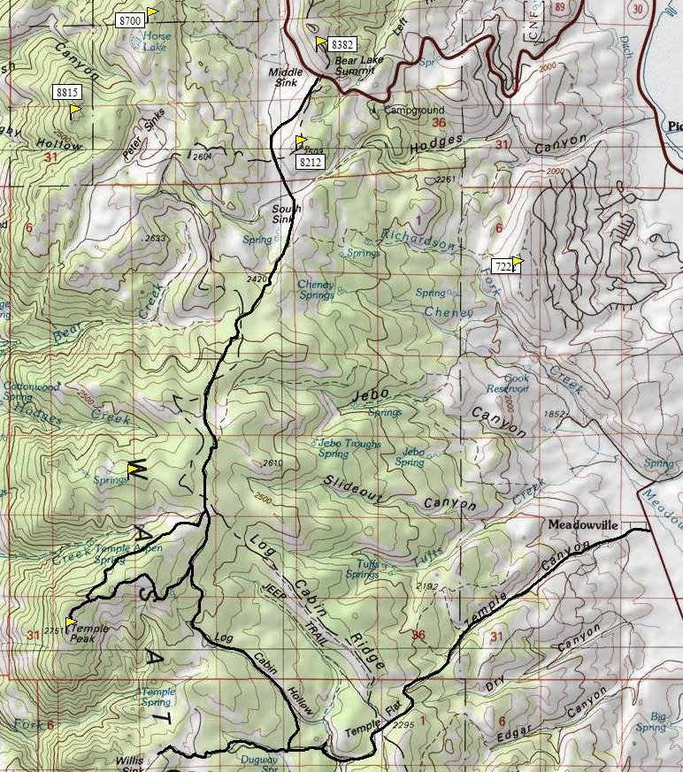 Hardwire Ranch road map