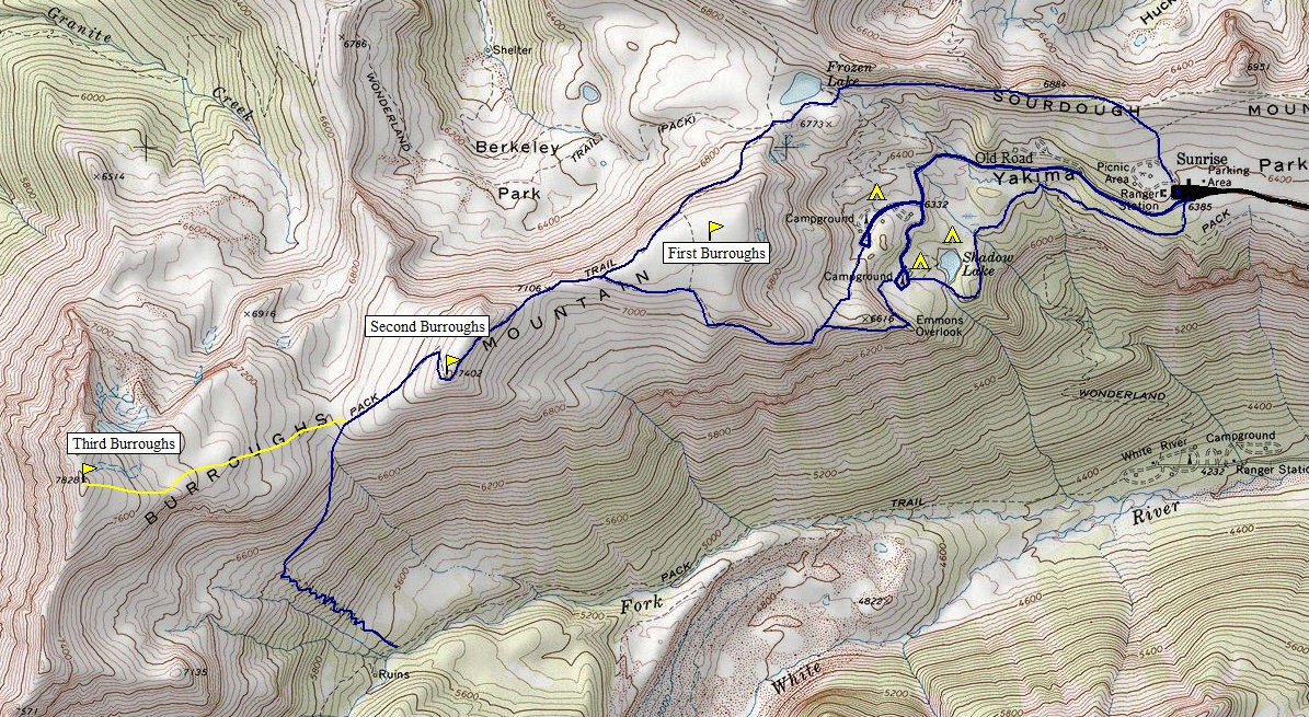 burroughs mountain map