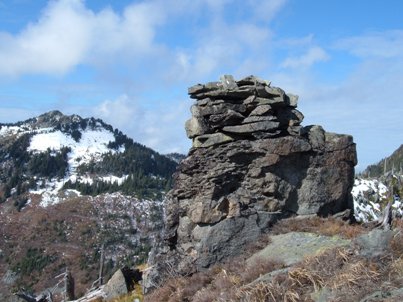 Natural cairn 