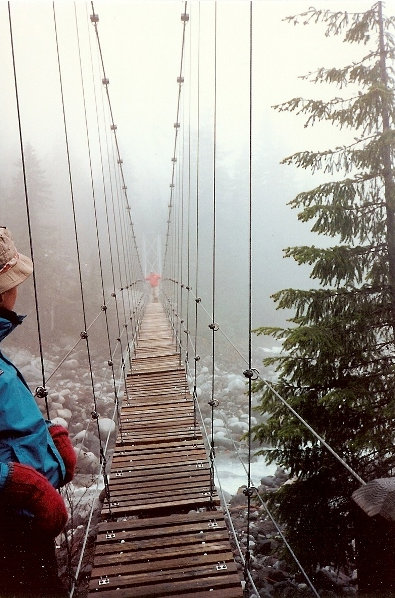 Carbon River Suspension Bridge