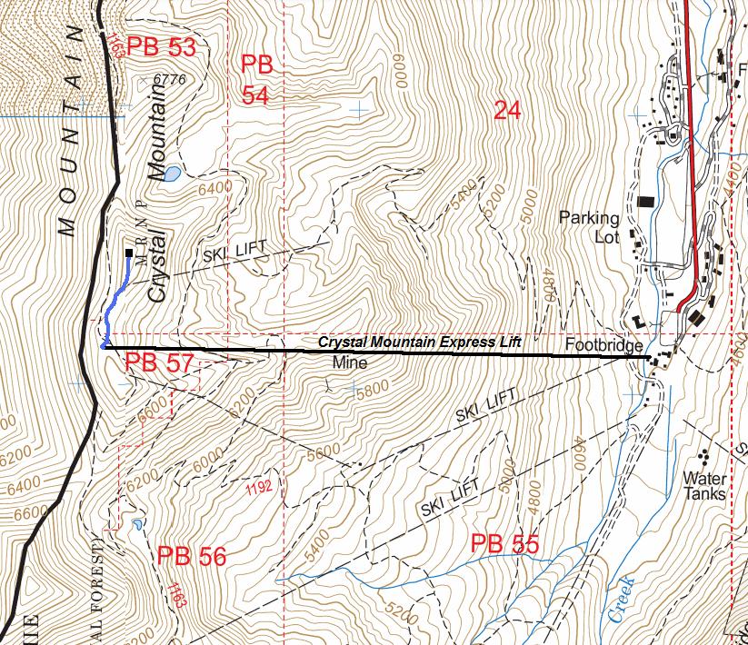 crystal mountain map