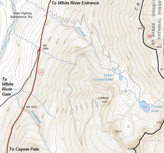 crystal peak map