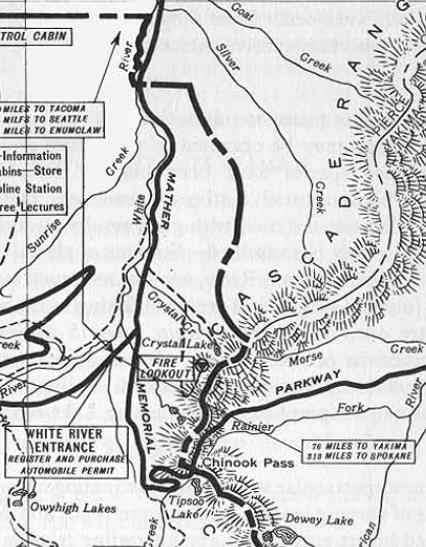 mount rainier map