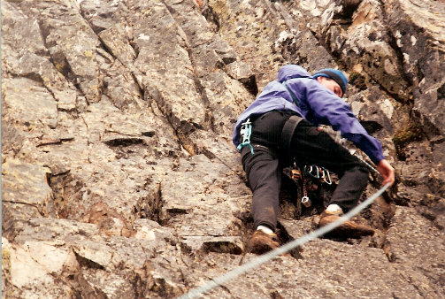 Climbing Dewey Peak