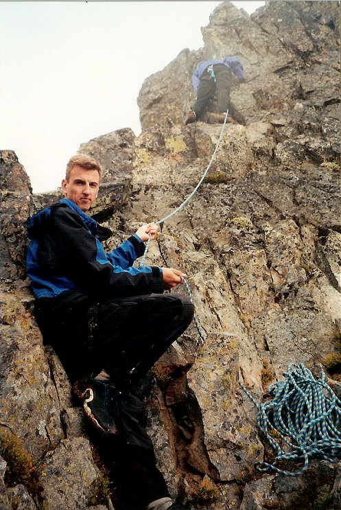 Climbing Dewey Peak