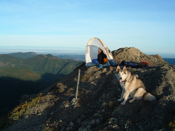 Camping on Glacier View