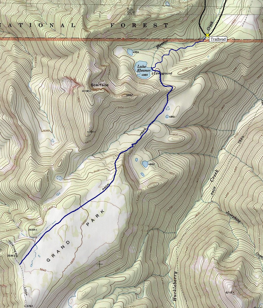 grand park topo map