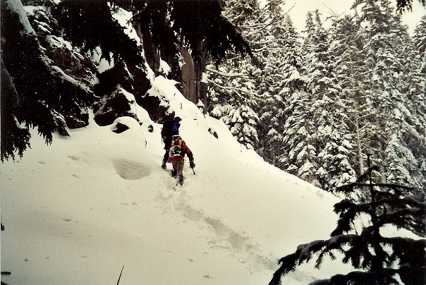 Climbing Gove Peak