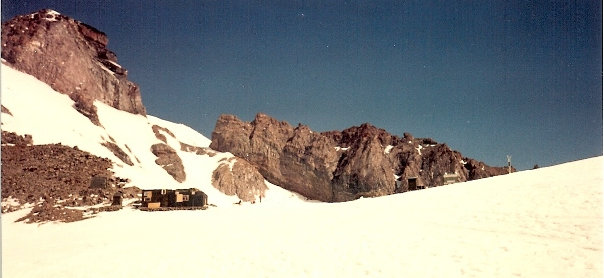 Camp Muir huts