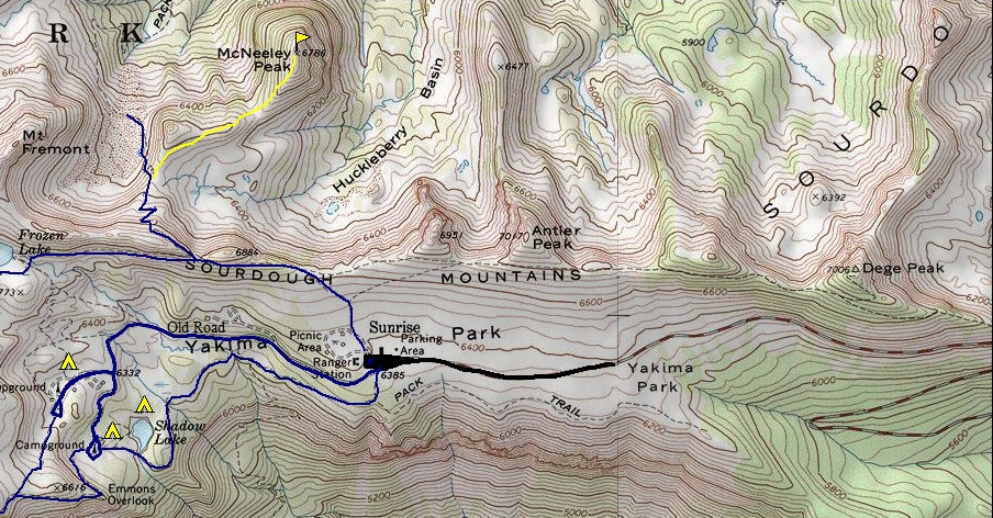 mcneeley peak map