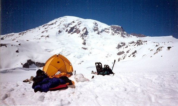 camping at rainier