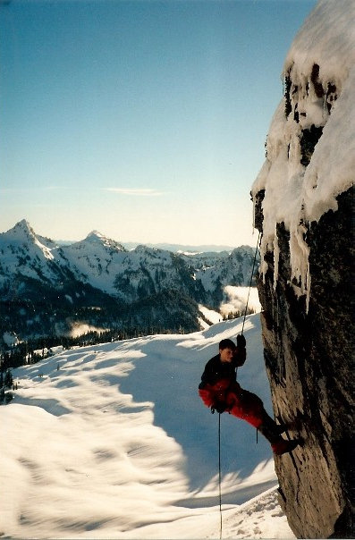 rappelling