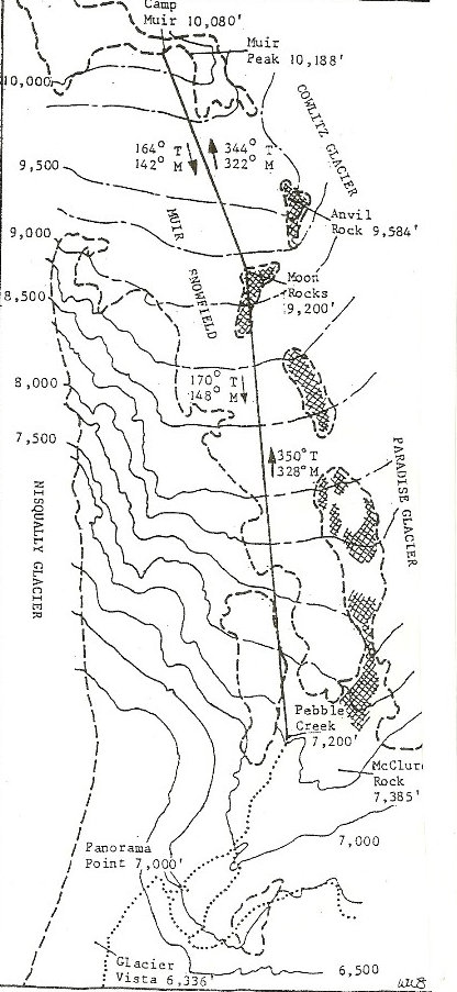 Camp Muir map