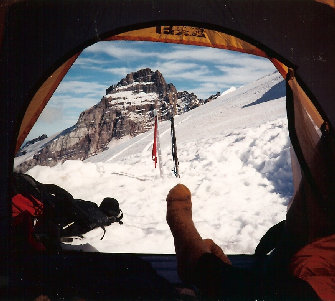 Little Tahoma from tent