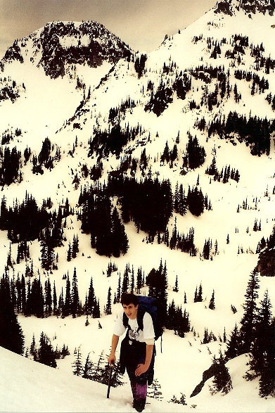 Climbing Pyramid Peak 