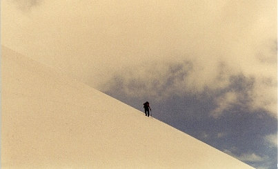 snow climbing