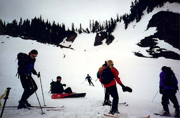 Nisqually glacier ski