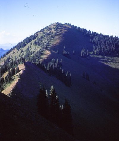 view of slide peak