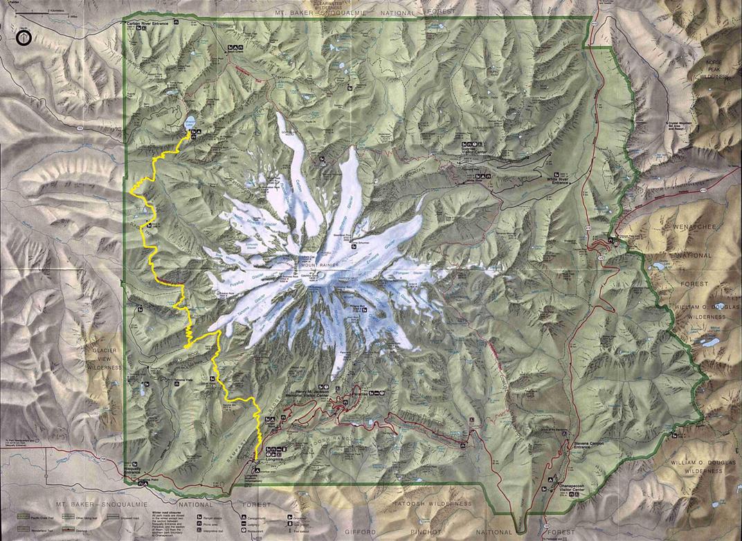 Mount Rainier Map