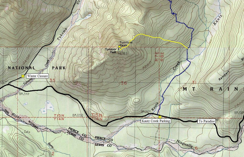 Tumtum Peak map