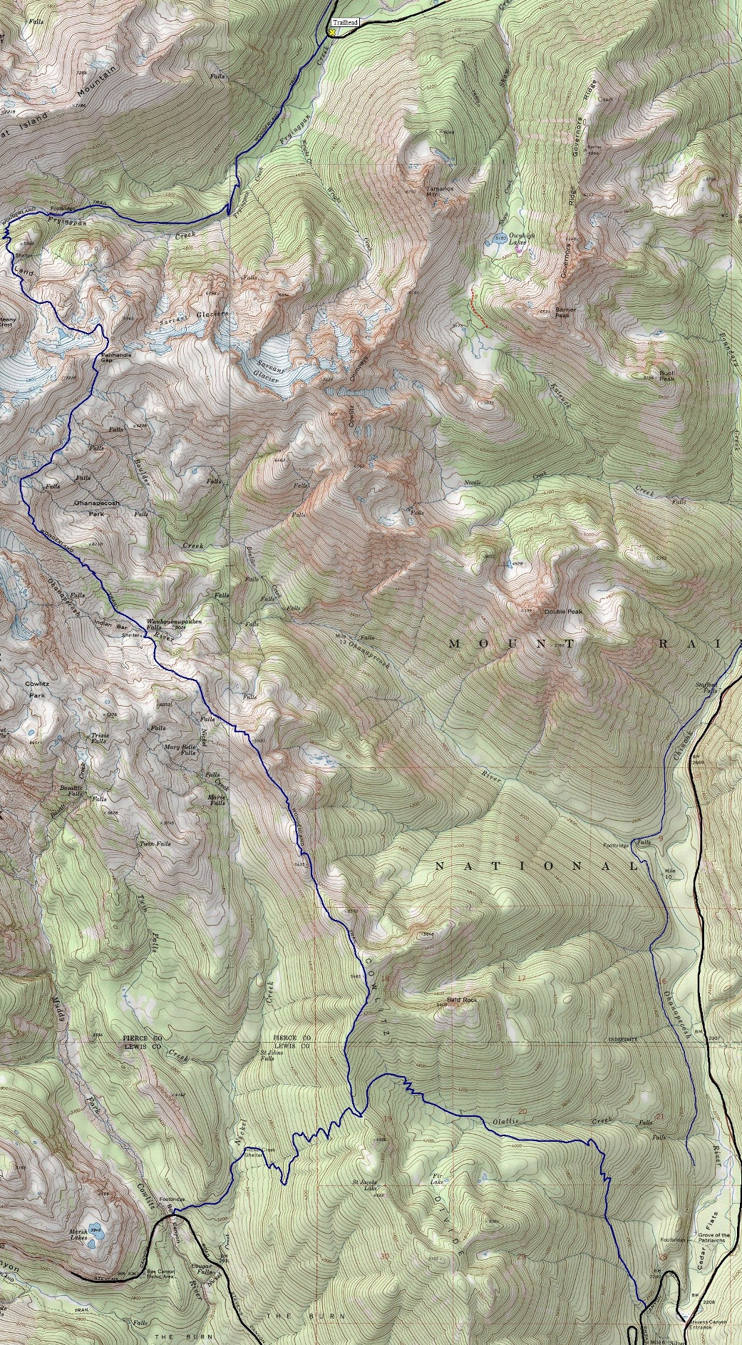 wonderland trail map