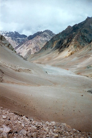 Horcones Valley from base