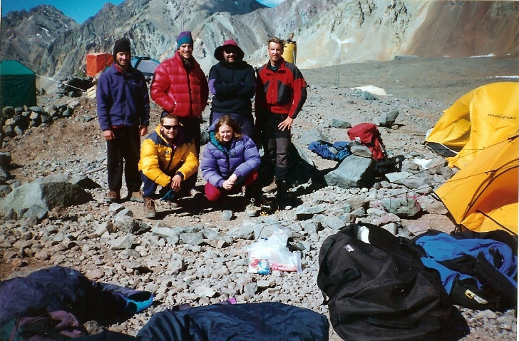 Aconcagua climbing team