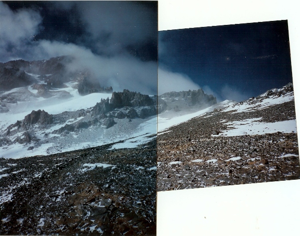 Route up Aconcagua