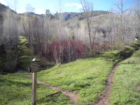 Lookout Peak Sign