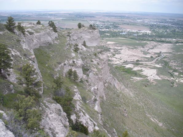 View from Scotts Bluff