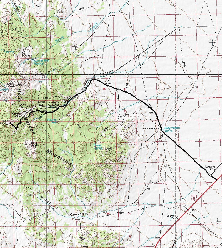 Dolly Varden Map