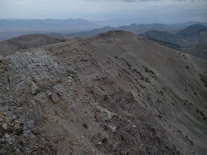 NW from North Schell Peak