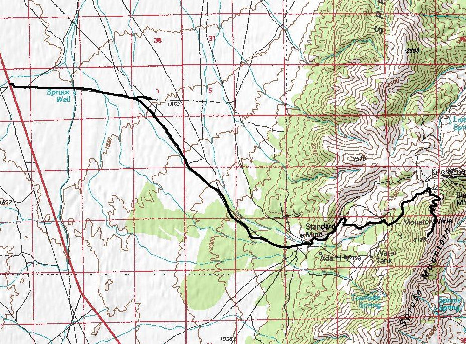 Sprucemont access map