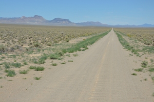 Road to Lunar Crater