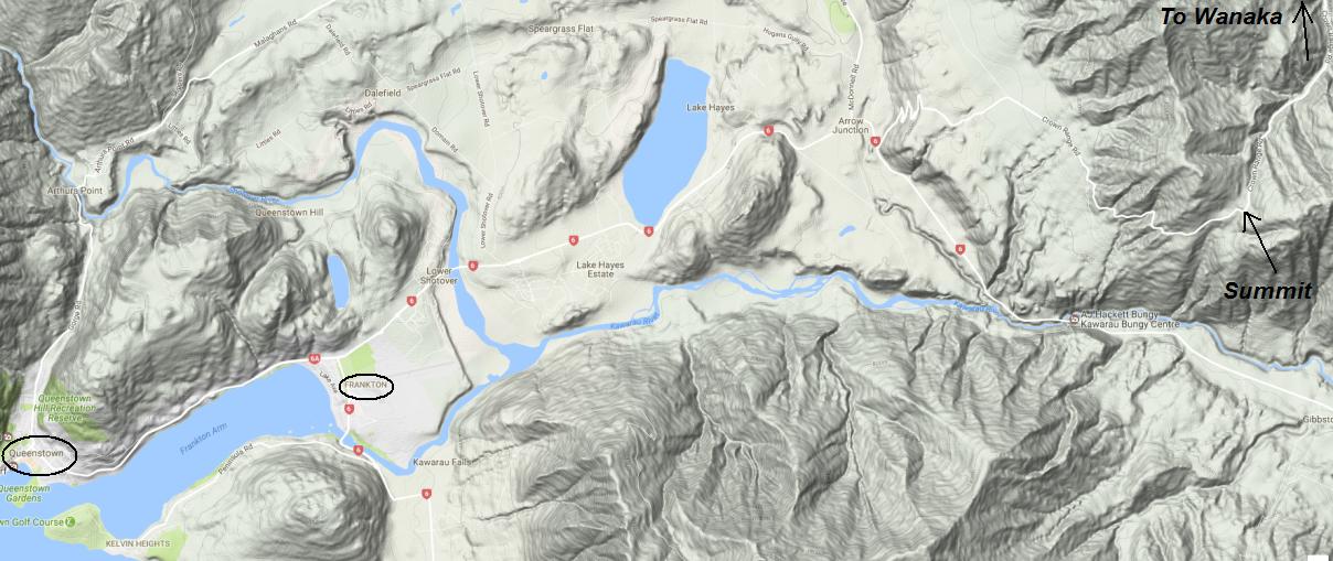 crown range road map