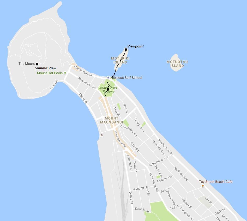 tauranga map