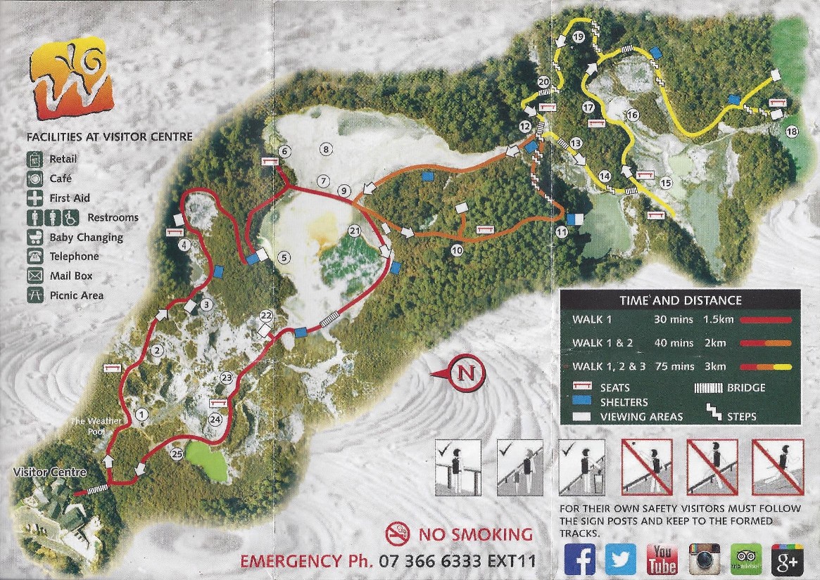 wai o tapu trail map