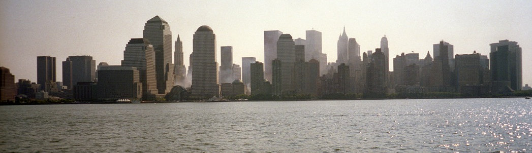 Manhattan on the ferry 