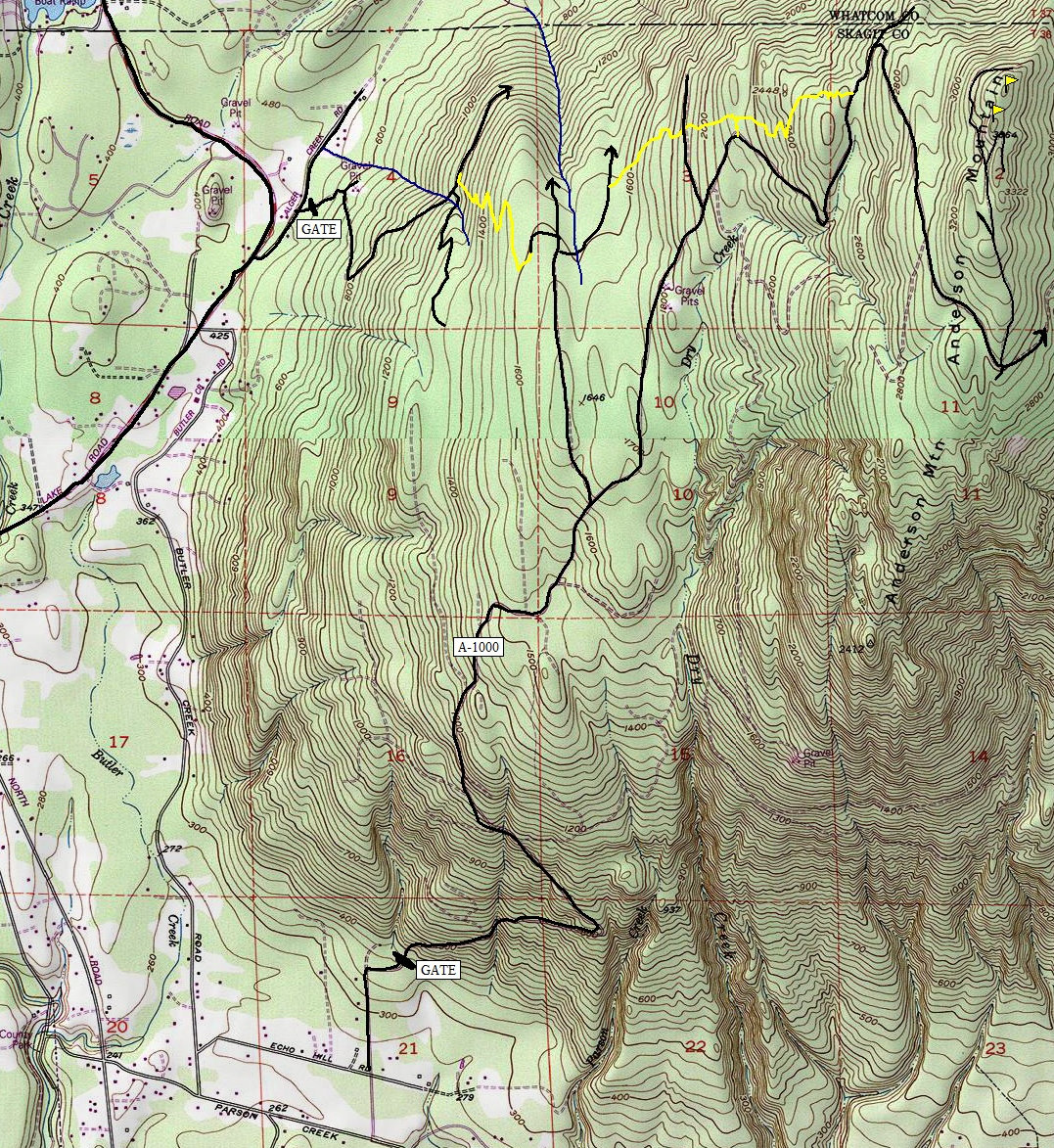 pacific northwest trail map