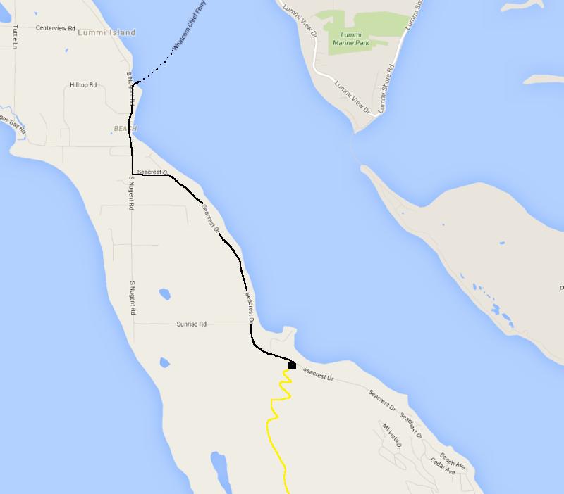 lummi island map