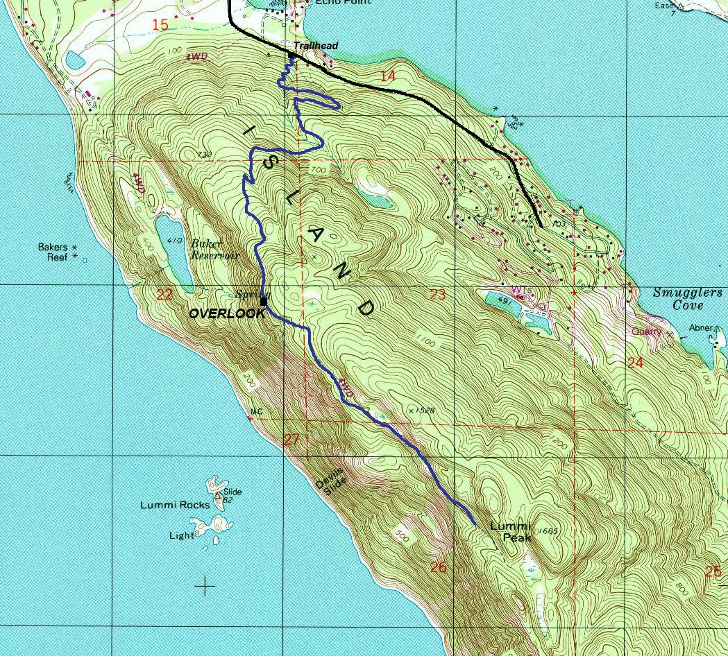 lummi island map