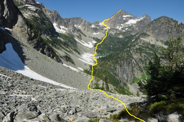 Black Peak gully