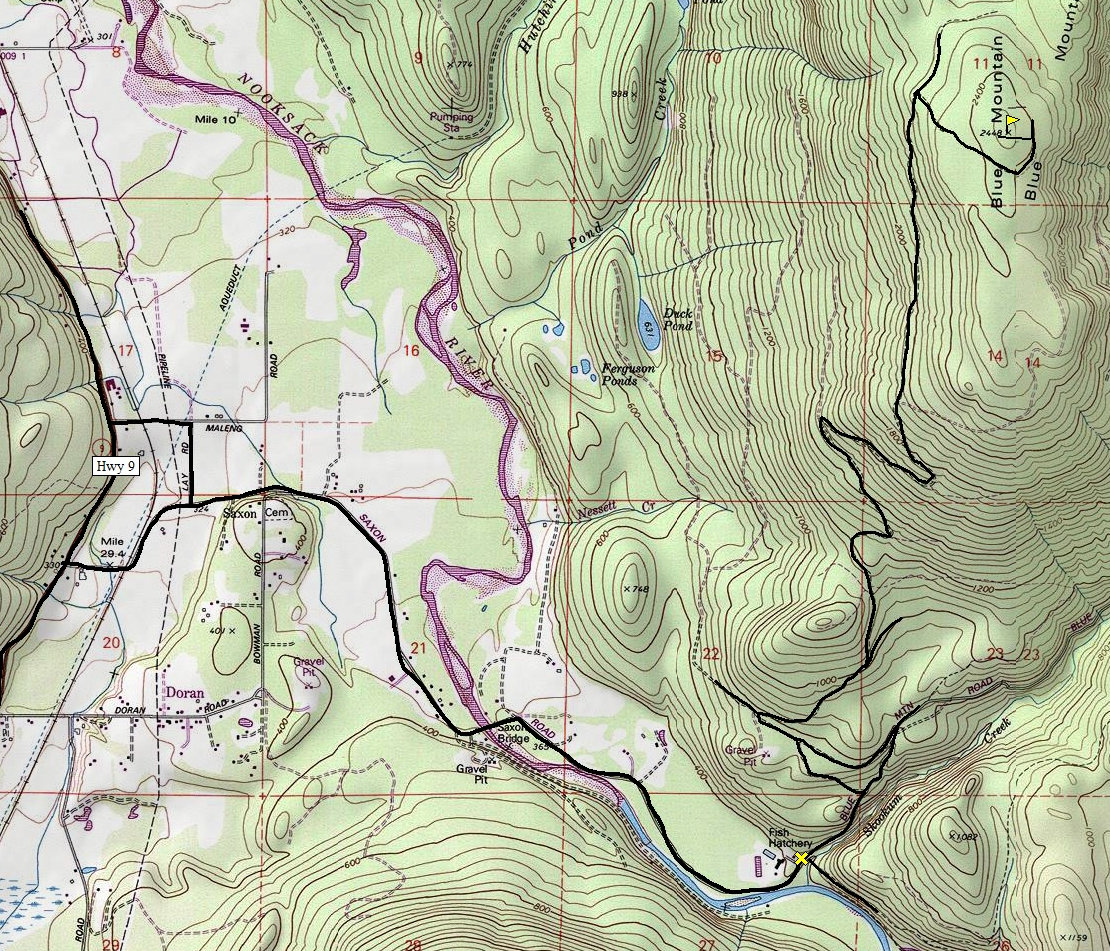 blue mountain map