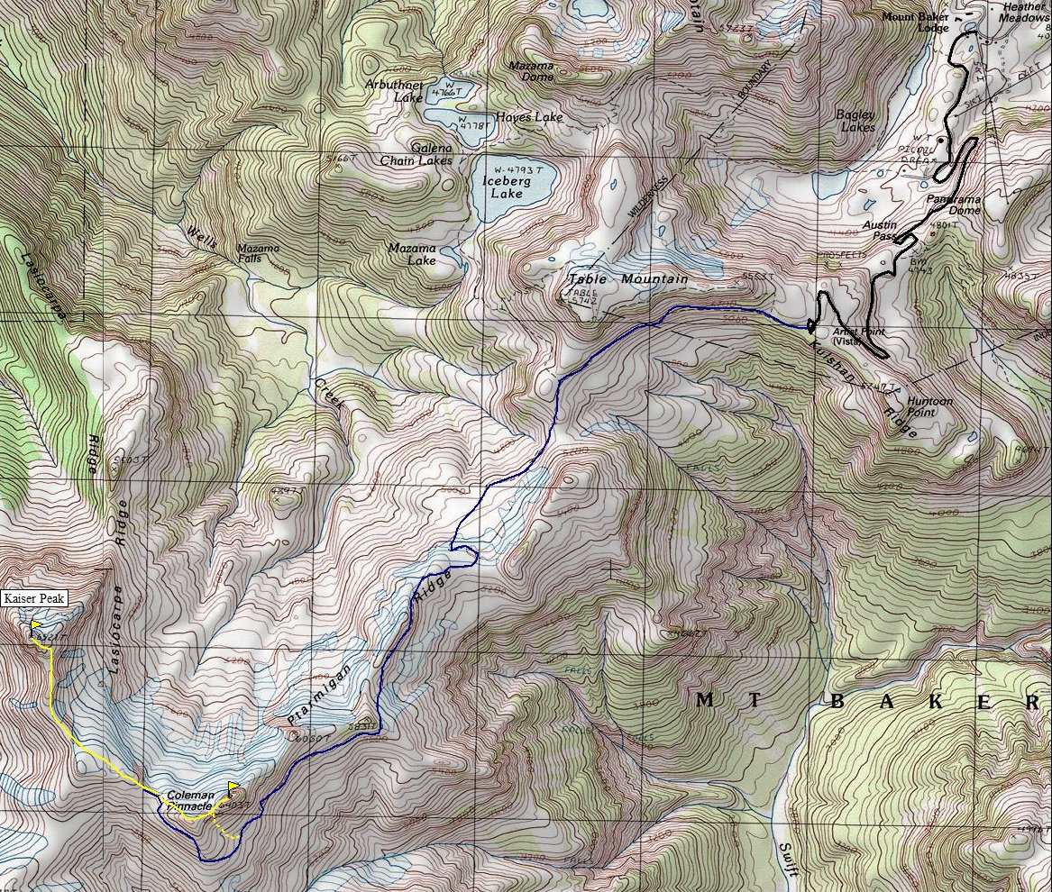 Lasiocarpa Ptarmigan Map